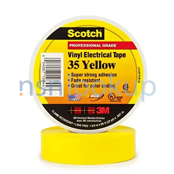 5970-22-222-7615 INSULATION TAPE,ELECTRICAL 5970222227615 222227615 3/3