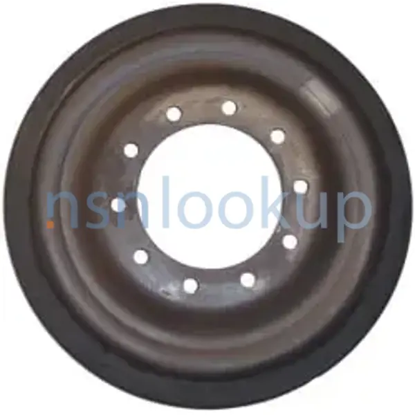 2530-00-701-3976 WHEEL,SOLID RUBBER TIRE 2530007013976 007013976 1/1