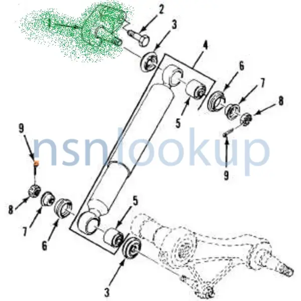 2590-01-347-8371 MOUNT,SHOCK,ABSORBER,REAR,M113 2590013478371 013478371 1/1