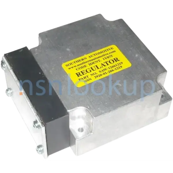 2920-01-266-1219 REGULATOR,ENGINE GENERATOR 2920012661219 012661219 1/1 2920-01-266-1219 REGULATOR,ENGINE GENERATOR 2920012661219 012661219 1/1