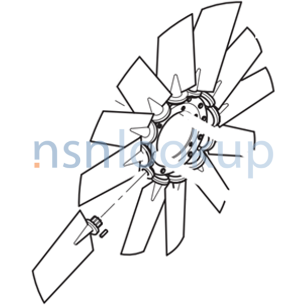 2930-01-484-9124 IMPELLER,FAN,AXIAL 2930014849124 014849124 1/1