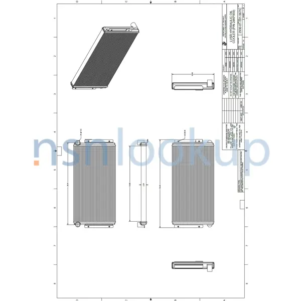 2930-01-591-9676 OIL COOLER, HYDRAULIC LVSR 2930015919676 015919676 3/3