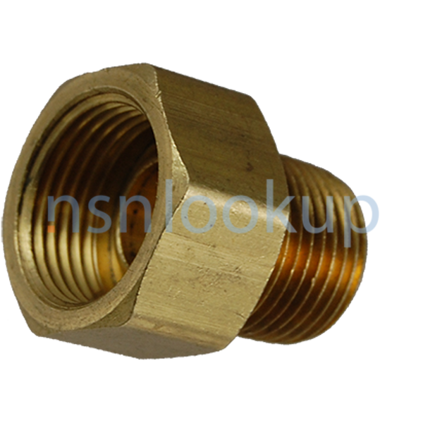 4730-00-540-2612 ADAPTER,STRAIGHT,PIPE TO TUBE 4730005402612 005402612 1/1