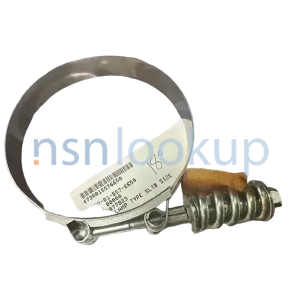 4730-01-557-6650 CLAMP,HOSE 4730015576650 015576650 1/1