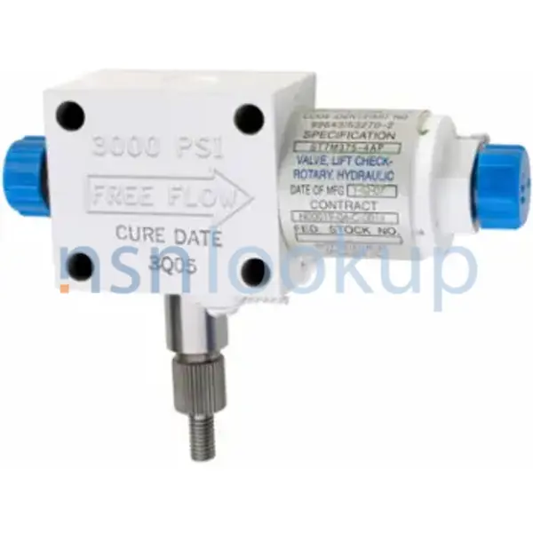 4820-00-516-1109 VALVE,LIFT-CHECK 4820005161109 005161109 1/2