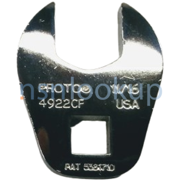 5120-00-236-2261 CROWFOOT ATTACHMENT,SOCKET WRENCH 5120002362261 002362261 1/2 5120-00-236-2261 CROWFOOT ATTACHMENT,SOCKET WRENCH 5120002362261 002362261 1/2