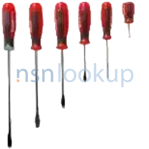 5120-01-609-0412 SCREWDRIVER SET,FLAT TIP 5120016090412 016090412 1/1