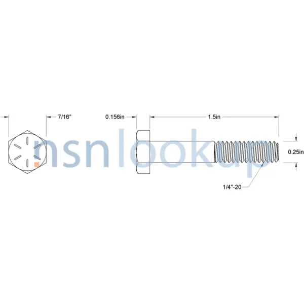 5305-00-071-2509 SCREW,CAP,HEXAGON HEAD 5305000712509 000712509 3/4 5305-00-071-2509 SCREW,CAP,HEXAGON HEAD 5305000712509 000712509 3/4