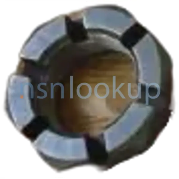 5310-00-655-9859 NUT,PLAIN,SLOTTED,HEXAGON 5310006559859 006559859 1/2