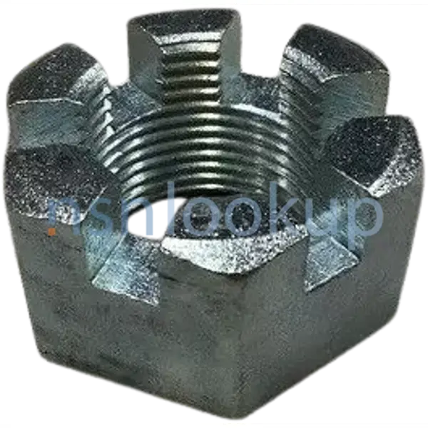 5310-00-682-5822 NUT,PLAIN,SLOTTED,HEXAGON 5310006825822 006825822 1/2