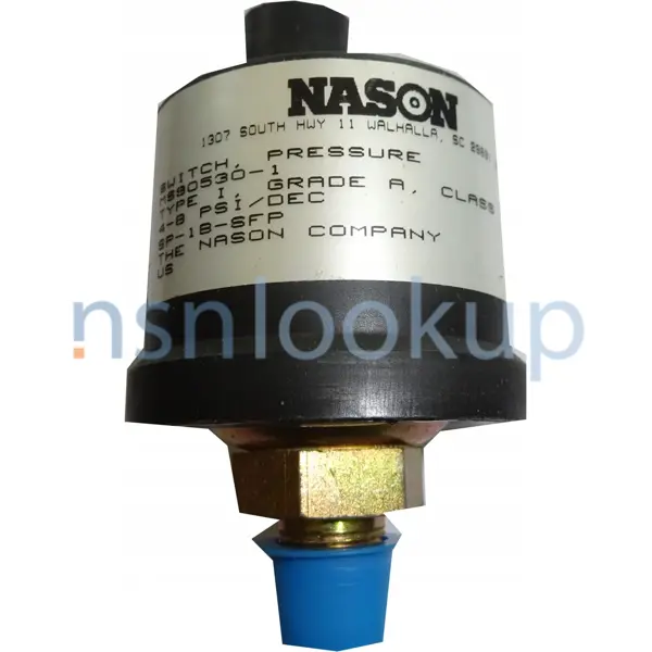 5930-00-069-3604 SWITCH,PRESSURE 5930000693604 000693604 1/2