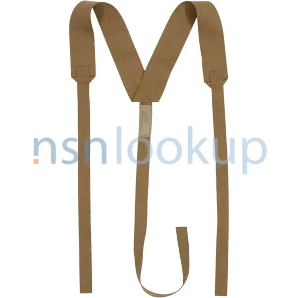 8465-01-701-6627 SUSPENDERS,INDIVIDUAL EQUIPMENT BELT 8465017016627 017016627 1/1