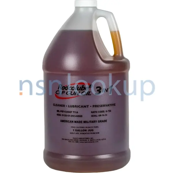 9150-01-053-6688 CLEANER,LUBRICANT AND PRESERVATIVE 9150010536688 010536688 1/1