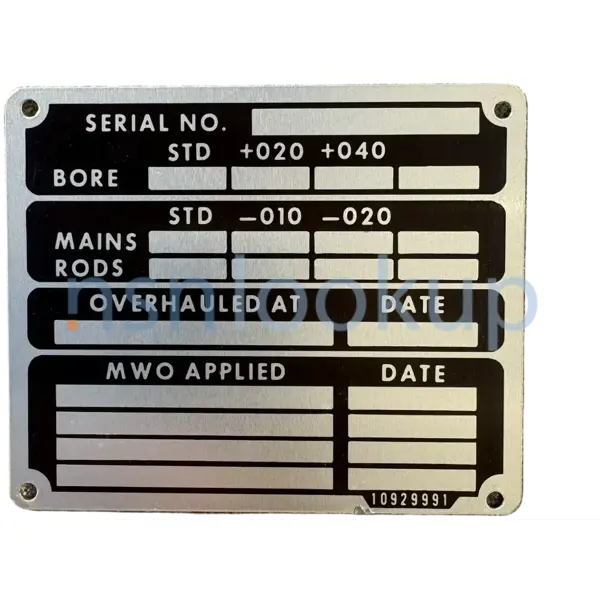 9905-00-858-5681 PLATE,INSTRUCTION 9905008585681 008585681 1/2