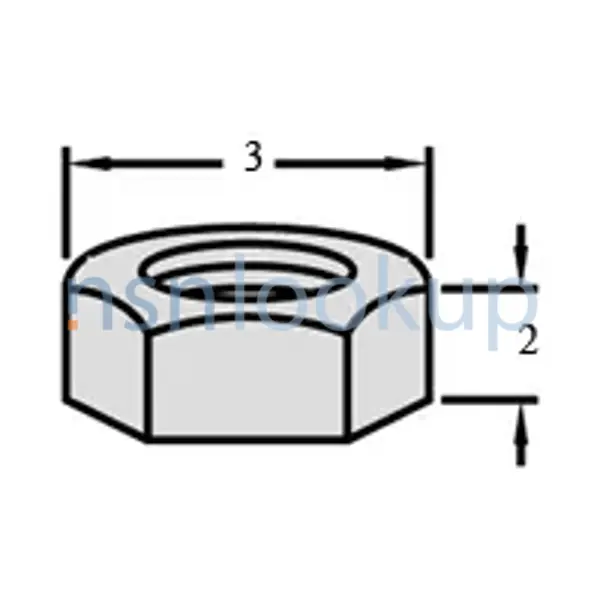 5310-99-809-4208 NUT,PLAIN,HEXAGON 5310998094208 998094208 1/1